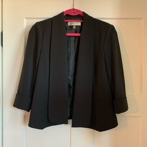 Black 3/4 length Blazer